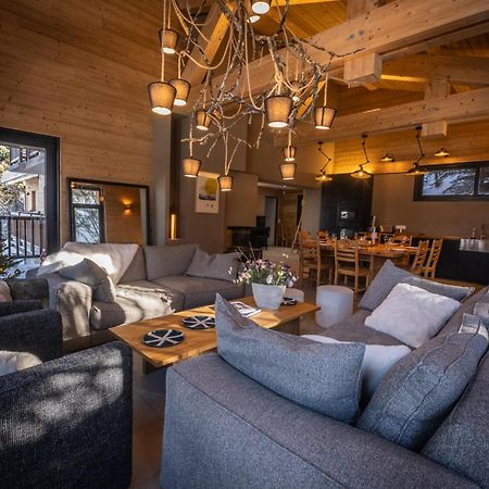 Chalet Du Bois Melay - Piscine - Proche Pistes - 15 Personnes La Plagne Bagian luar foto