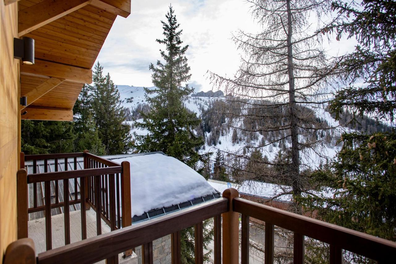 Chalet Du Bois Melay - Piscine - Proche Pistes - 15 Personnes La Plagne Bagian luar foto